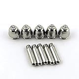 エアープラズマ カッター CUT60用 チップ・ノズル 切断機 電極 トーチ 消耗品 (5セット)