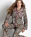  : Betsey Johnson Two-Piece Flannel Pajama Set with Heart Pocket