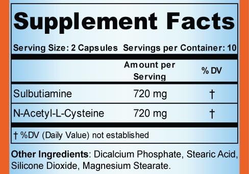 The Smart Antihangover | Vitalitus S-NAC® | The Only Anti Hangover Nootropic Smart Pill | Pharmaceutical Grade Nutritional Supplement with Acetylcysteine and Sulbutiamine | Made in America