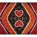 Tie Dye Hearts Full Fabric Tapestry Wall Hanging