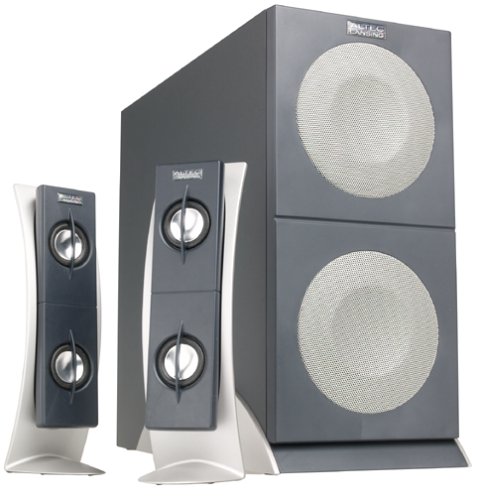 Altec Lansing 2100 2.1 Computer Speakers (3-Speaker, Black & Silver)