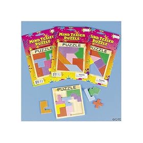 Mind Teaser Foam Puzzles, Set of Two by Oriental Trading by Creative Ventures