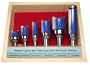 Woodline USA WL-2032 6-Piece 1/4-Inch and 1/2-Inch Shank Pattern Router Bit Set