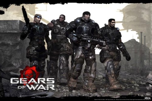 Gears of War (Group) Art Poster Print - 24