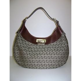 Fendi Handbags Beige - Brown Hobo 8BR552