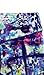 90 Degree by Reflex Kids - Girls Printed Leggings - Childrens Pants - Modern Picto Blue/Green Large (6X)