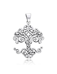 Bling Jewelry Tree of Life Celtic Knot 925 Sterling Silver Pendant