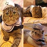 Vedem Small Dog Cat Puppy Adjustable Outfit Costume Hat & Cape 2pcs (Sailor)