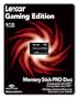 Memory Stick Pro DUO1GB 40X Speed for Gaming (Retail Package) MSDP1GB-40-658