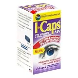 Alcon ICaps Multivitamin Eye Vitamin & Mineral Support, Coated Tablets , 100 tablets.
