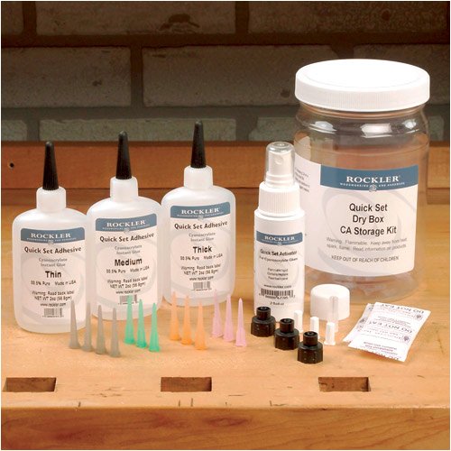 Quick-Set CA Dry Box Glue Kit