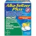 Alka Seltzer Plus Night-Time Cold Medicine Effervescent Tablets, Soothing Lemon, 20-Count Boxes (Pack of 3)