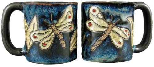 Mara Stoneware Mug - Dragonfly - 16 oz
