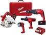 Milwaukee 0924-24 18-Volt Ni-Cad Cordless 4-Tool Combo Kit