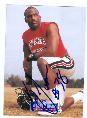 Keith Jones Autographed/Hand Signed Football Card (Atlanta Falcons) 1991 Pro Line (RB)