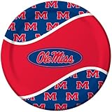 Creative Converting University of Mississippi Rebels Dinner Paper Plates (8 Count)