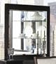 Somerton Shadow Ridge Modern Beveled Mirror in Chocolate
