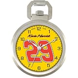 Game Time Men's NASCAR Kevin Harvick Pocket Watch W/ Stand #NAS-PW-HAR