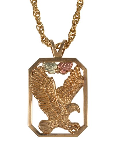 Black Hills Gold Men's 10K Eagle Pendant