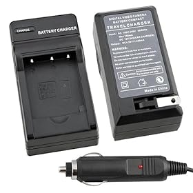 eForCity Compact Battery Charger Set for Nikon EN-EL19