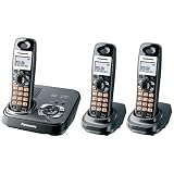 Panasonic KX-TG9333PK DECT 6.0 Digital 3 Cordless Phone System
