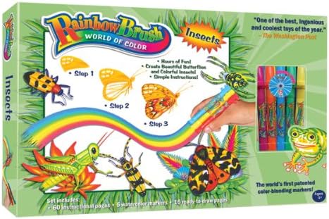 Rainbow Brush Insects Activity Book - Hardcover