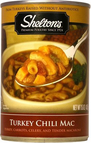 Shelton's Turkey Chili Mac, 15-Ounce Cans (Pack of 12) by Shelton's