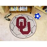 University of Oklahoma Soccer Ball Rug- 29 Round