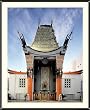 Grauman's (Now Mann's) Chinese Theatre, Hollywood, L.A. - Neat approx. 22"x26" Framed & Matted - 7/8" Rounded, Shiny, Black Metal Frame - Photographic Print by Carol M. Highsmith