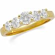 14K Yellow Gold Diamond Anniversary Band - 0.75 Ct.
