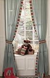 Aidan Window Drapes with Tie Backs - 2 Panels