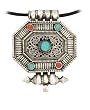 Large Gau Box Tibetan Silver Pendant