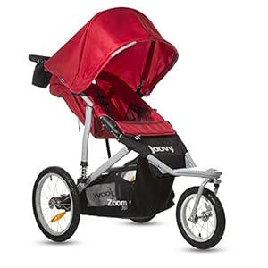 Joovy Zoom 360 Swivel Wheel Jogging Stroller Red