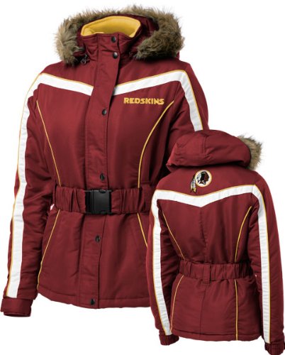 Washington Redskins Women's Gameday Cardinal Full-Zip Heavyweight Parka