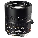 Leica 50mm f/1.4 SUMMILUX-M Aspherical -Black - Standard Manual Focus Lens for M System - USA