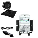 Palmone Palm Treo 500v Auto Bean Bag Dash Holder with Car Charger - Uses Gomadic TipExchange