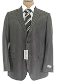 IMAGE OF Ralph Lauren Mens SB 2B Trim Fit Gray Pinstripe Wool Cashmere Suit