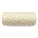 Wrapables Cotton Baker's Twine 12ply 110 Yard, White/Gold Metalic