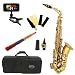 Conductor Model 300 Alto Saxophone - Gold Lacquer w Case, Accessories, Color Clip-On Tuner, 1 Year Warranty