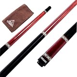 CUESOUL Handmade 19 oz Rare Violet Wood 1/2 Jointed Billiard Pool Cue Stick