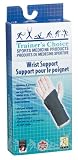 Trainer's Choice Double Stay Wrist Brace, Left, Blue, Large