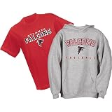 Reebok Atlanta Falcons Youth Tee and Hooded Fleece Combo