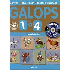 Galops 1 � 4 : Manuel + Questions/r�ponses d'examens (1C�d�rom)