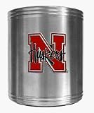 Nebraska Cornhuskers Stainless Steel Can Cooler (Set of 4)