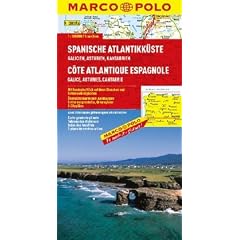 Spanien. 1:300000: MARCO POLO Regionalkarte Spanische Atlantikk�ste/Galicien/Asturien/Kantabrien: TEIL 1/2
