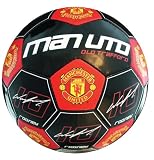 Manchester United Size 5 Signature Ball White + Satin