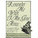 Remember Me When I Am Gone Away (Inspirational) (Inspirational)