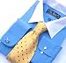 Men s 100% Cotton Dress Shirt - Light Blue