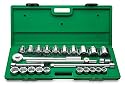 SK 4725 25 Piece 3/4-Inch Drive 12 Point 7/8-Inch to 2-1/4-Inch Socket Set