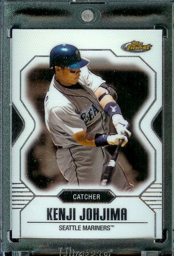2007 Topps Finest #67 Kenji Johjima Baseball Card Seattle Mariners - Mint Condition - Shipped In Protective Display Case !!